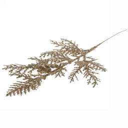 Цена за 4 шт. Ветка декоративная "Блеск" 25 см, Шампань