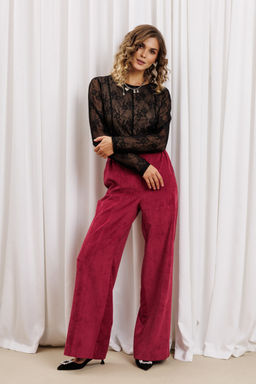 Брюки Gizart 35204 брусничный