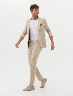 Bej Ekstra Slim Fit Spor Tak_m Elbise
