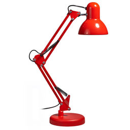 TLI-221 RED E27 Светильник настольный. Цоколь Е27. 60W. Механический выключатель. Красный. ТМ Uniel