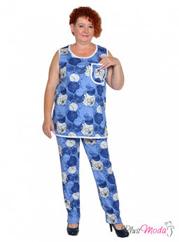 Брюки Модель №2041 размеры 44-84 - Plusmoda фото 3