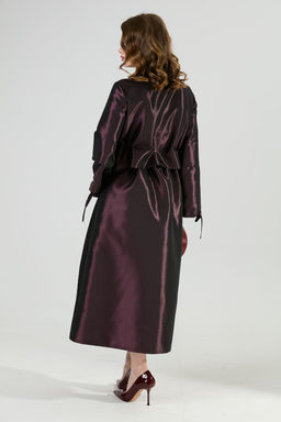 Платье NIKVA н944-9 сливовый  фото 6