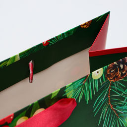 Пакет подарочный "Счастливого новго года", 32 х 26 х 12 см.