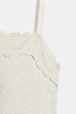 LACE STRAPPY TOP - Zara фото 7