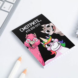 Цена за 30 шт. Блокнот А7 16 листов Смотрите, кто это тут? - Artfox фото 3