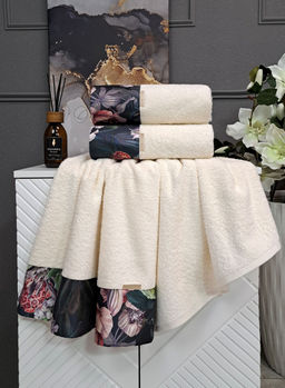 Полотенце Adora Касабланка (молоко) 50х90см