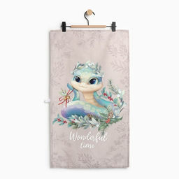 Полотенце кухонное: Новый год Этель Wonderful time 40х70 см, 100% хл, саржа 190 г/м2