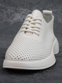 03-YD8-1D LT. BEIGE Полуботинки женские (натуральная кожа)