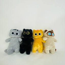 Мягкая игрушка Котята пучеглазые 48 см