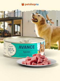 Консервы для щенков и собак с кроликом, Natural&Healthy Rabbit 20рр10