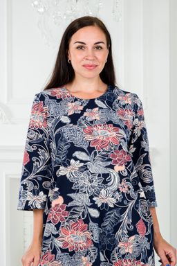 Платье женское из милано Амалия узор - Амадэль фото 11