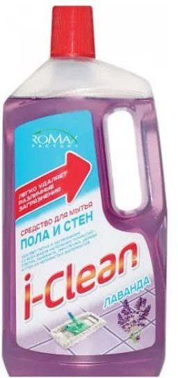 Romax I-CLEAN Средство для мытья пола и стен Лаванда 1000мл