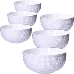 29965 Набор салатниц 6 предметов фарфор LR (х8)