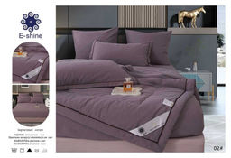 Одеяло Boris E-Shine Бархат Сатин с простыней на резинке по кругу и наволочками ODBORSH02 Евро