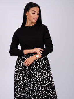 Платье Жаклин, вискоза/кулирка (М) - Малина фото 10