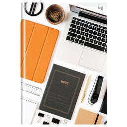 Бизнес-блокнот А5 80л. "Деловые аксессуары" ("BG", ББ5т80_лм_вл 09375) матовая ламинация, выборочный лак