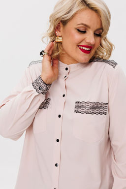 Блуза ANELLI 1250 ванильный крем  фото 2