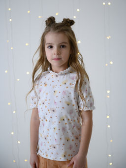 Футболка для девочки 2шт., сер/бел - Lesi kids фото 27
