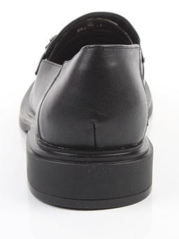 03-DEB58-1 BLACK Лоферы женские (натуральная кожа)