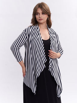 Кардиган без пуговиц KA31807STR02