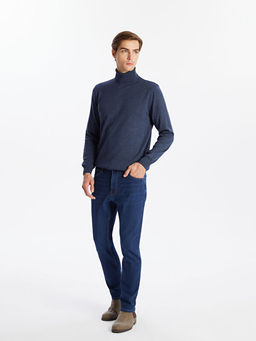 750 Slim Fit ??i Polarl? K??l?k Erkek Jean Pantolon