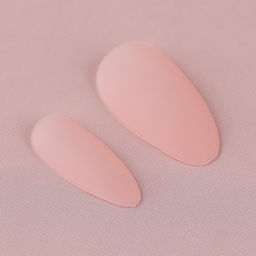 Накладные ногти Естественные, 24 шт., клеевые пластины, форма миндаль, матовый, светло-бежевые - Beauty fox фото 5