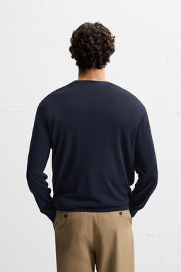 COTTON AND SILK SWEATER - Zara фото 3