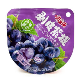 Жевательный мармелад со вкусом черного винограда Boguole, Китай, 22 г