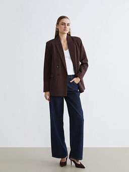 Kruvaze Yaka Kad?n Blazer Ceket