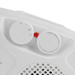 Тепловентилятор Luazon LTO-05, напольный, спиральный, 2000 Вт, 20 м², 2 режима, белый