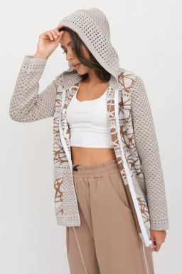 ЗЛАТА Жакет 5-1066к/кофе-молоч