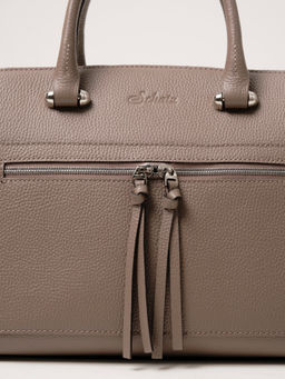 Сумка саквояж Schatz 40768 тауп