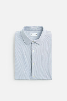 STRIPED STRETCHY SHIRT - Zara фото 9