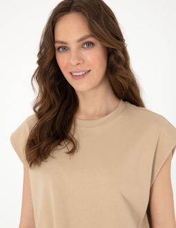 Bej Comfort Fit Ti__rt