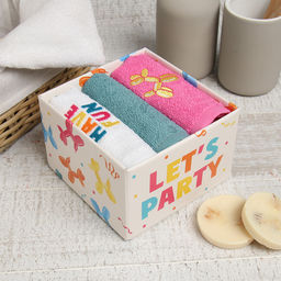 Набор махровых полотенец Воздушный шарик 30х30 см - 3 шт, 100% хлопок 340 г/м2