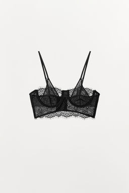 LACE UNDERWIRE BRA - Zara фото 4