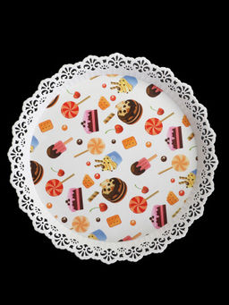 Поднос круглый 30x2,5 см / JCA168 /уп 120/ - Галеонтрейд фото 8