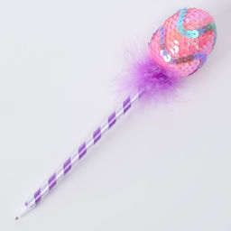 Цена за 12 шт. Ручка Яичко, синие чернила, МИКС - Simaland фото 2