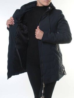 A620 GRAY Пальто зимнее женское (200 гр. био-пух)