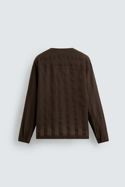 STRIPED JACQUARD SHIRT - Zara фото 9