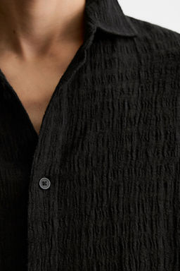JACQUARD LINEN/COTTON SHIRT - Zara фото 6