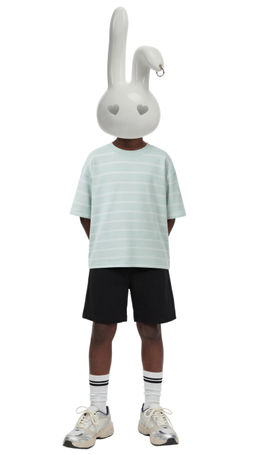 PACK TRES CAMISETAS RAYAS Y LISAS / Naranja oscuro