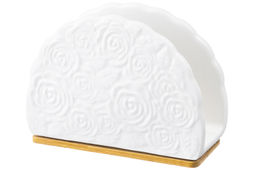 Салфетница 12*5*9 см "Розы" на дер. подставке