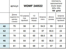 Conso/WDMF 240522 - черный Пуховая куртка