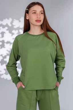 Комплект(костюм) с брюками палаццо Футер 2-х нитка - Relay фото 137