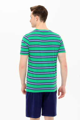 U. S. Polo Assn Мужская зеленая футболка с круглым вырезом - U.s. polo assn фото 5