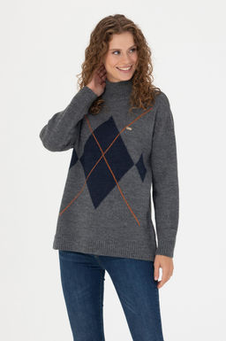 Kad_n Gri Melanj Bal_k__ Yaka Kazak