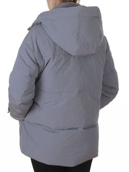 23210 GRAY/LT. BLUE Куртка зимняя женская (150 гр. био-пух)