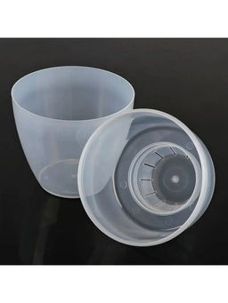 Горшок для цветов ДЕКО ТВИН 2.5л, Прозрачный (ДЕК 2,5 ПР) /Крассула/  фото 6