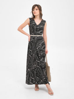 Платье с принтом - Stilla фото 3